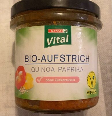 Bio-Aufstrich Quinoa Paprika front packaging