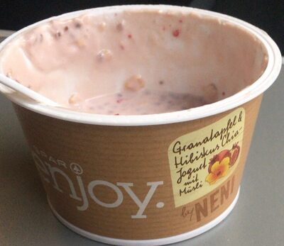 Granatapfel & Hibiskus Chiajoghurt mit Müsli