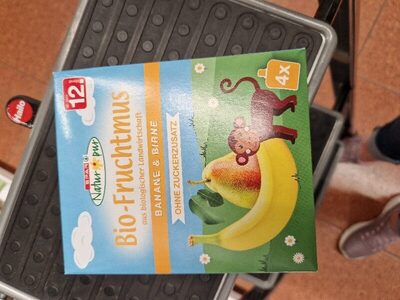 Bio Fruchtmus Banane &Birne