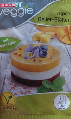 vegane Gelier-Blätter