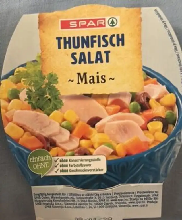 THUNFISCH SALAT ~ Mais ~ front packaging