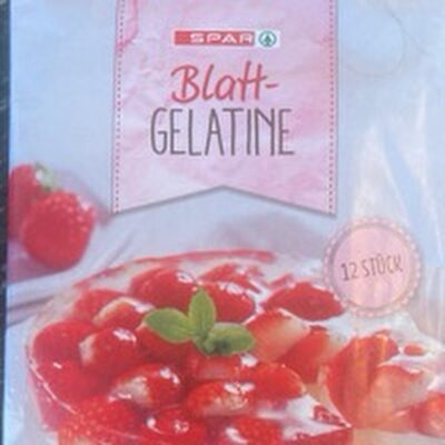 Blattgelantine front packaging