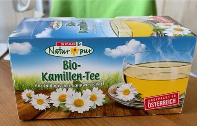 Bio-Kamillen-Tee front packaging