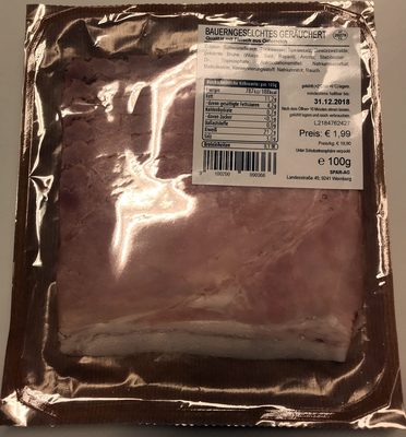 Bauerngeselchtes geräuchert