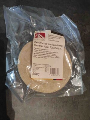Tortillas de Maiz Caseras 12cm