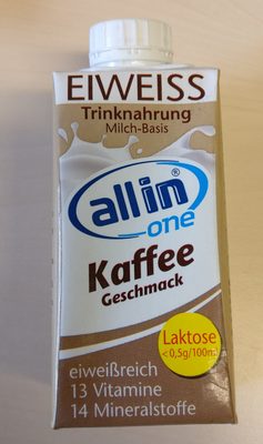 Eiweiss - allin Kaffee Geschmack