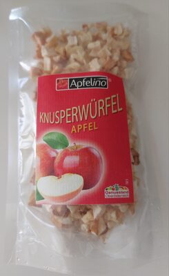 Knusperwürfel Apfel front packaging