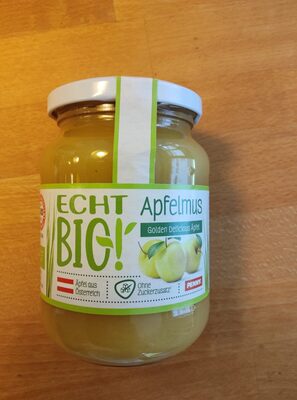 Apfelmus Bio front packaging