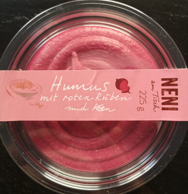 Hummus mit roten Rüben und Kren