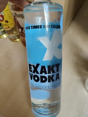 Vodka front packaging
