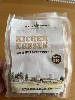 Kichererbsen getrocknet front packaging