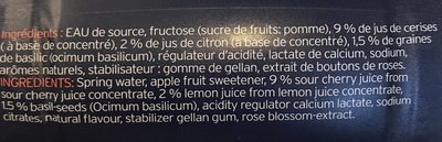 Friya Basil Seeds ingredients label