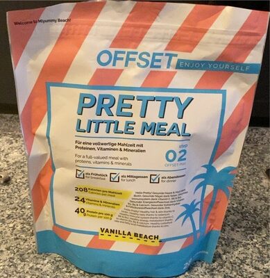 Pretty Little Meal Vanilla Beach front packaging