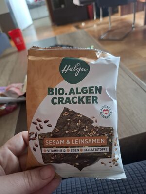 Bio Algen Cracker Sesam & Leinsamen