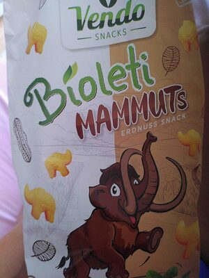 bioleti mammuts erdnuss snack