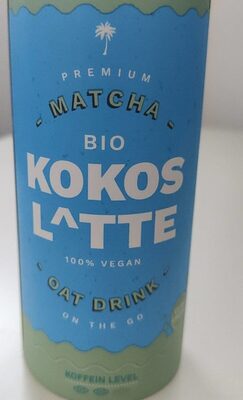 Bio vegan Kokos Latte Matcha Oat Drink