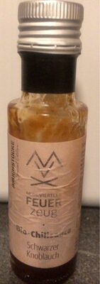 Chillisauce Schwarzer Knoblauch bio front packaging