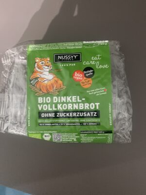 Bio Dinkel Vollkornbrot front packaging