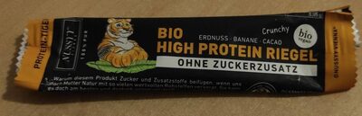 Bio High Protein Riegel Erdnuss Banane Cacao