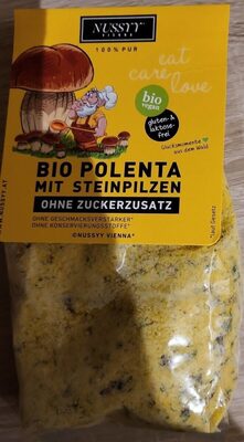 Bio Polenta funghi front packaging