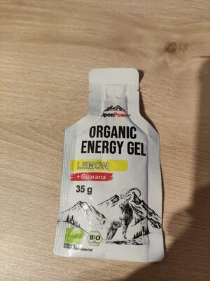 Organic Energy Gel Lemon + Guarana