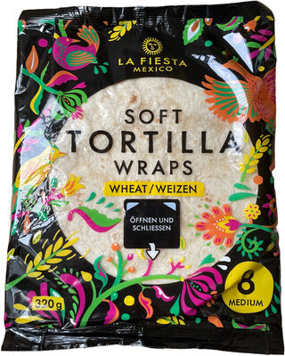 Soft Tortilla Wraps Weizen