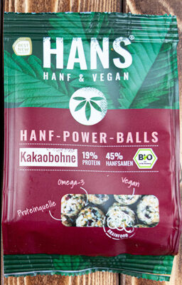 Hanf-Power-Balls: Kakaobohne