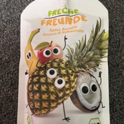 Quetschie Apfel, Banane, Ananas & Kokosnuss