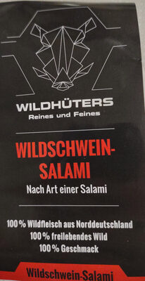 Wildschwein Salami