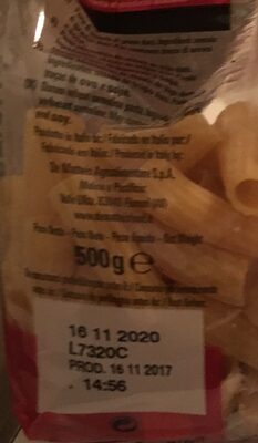 Tortigliono ingredients label