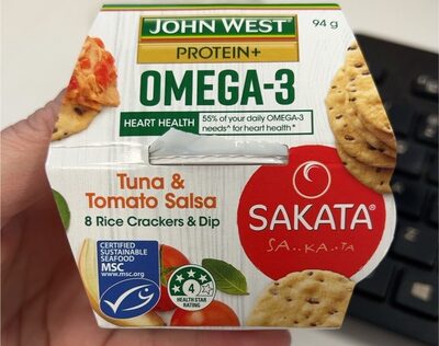 Protein and Omega 3 Tuna and Tomato salsa