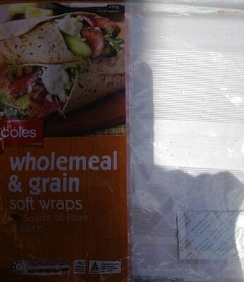 Wholemeal & grain soft wraps