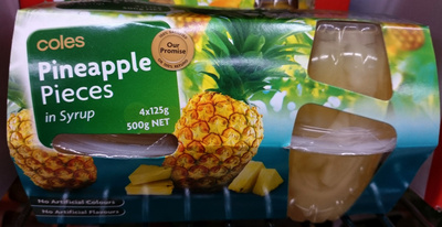 Coles Pineapple Pieces in Syrup