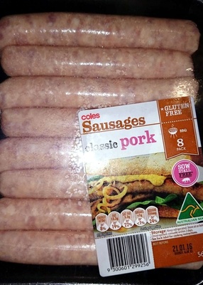 Sausages - Classic Pork