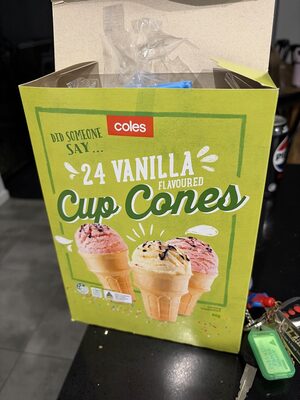 Vanilla Flavoured Cup Cone