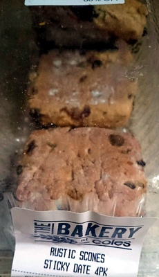 Rustic Scones Sticky Date