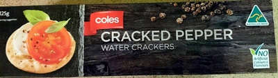 Cracked Pepper Water Crackers