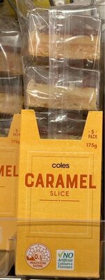Caramel slices
