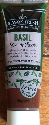 Basil stir in paste