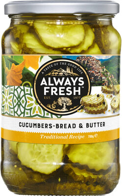 Cucumbers - Bread & Butter