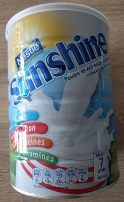 Poudre de lait entier vitaminée
