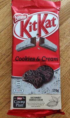 KitKat Cookies & Cream front packaging