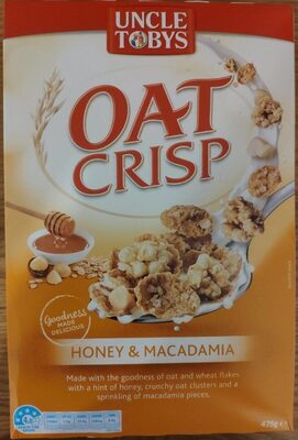 Oat Crisp Honey & Macadamia