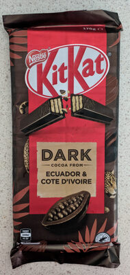 KitKat Dark Chocolate Block front packaging