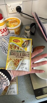 Cheese & Garlic Potato Bake