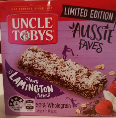 Chewy Lamington Flavour Granola Bars