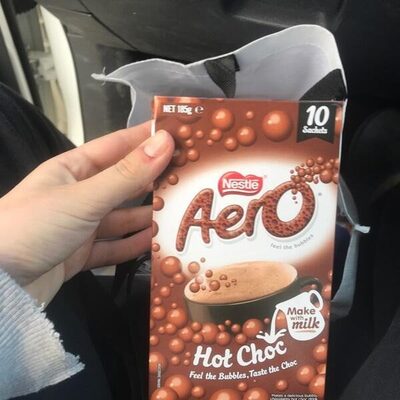 Aero Hot Chocolate front packaging