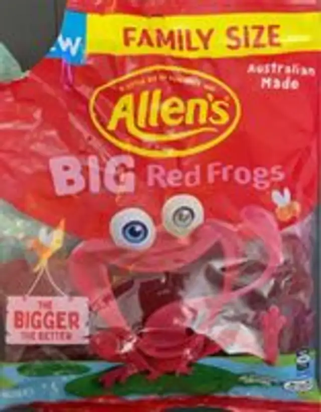 big red frogs