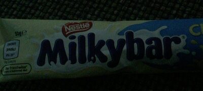 NES Milkybar single bar 50g front packaging
