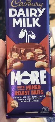 Milk chocolate  Mixed roast nuts